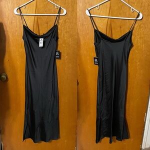 Elegant Black Slip Dress